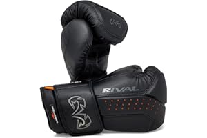RIVAL Boxing RB10 Intelli-Shock Bag Gloves - Large - Black/Black