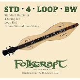 Folkcraft&reg; Mountain Dulcimer String Set, Loop Ends (.011" .011" .013" .024"BW)