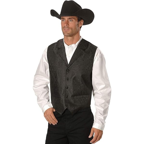 Scully Men's Paisley Vest (RW093) at Amazon Men's Clothing store