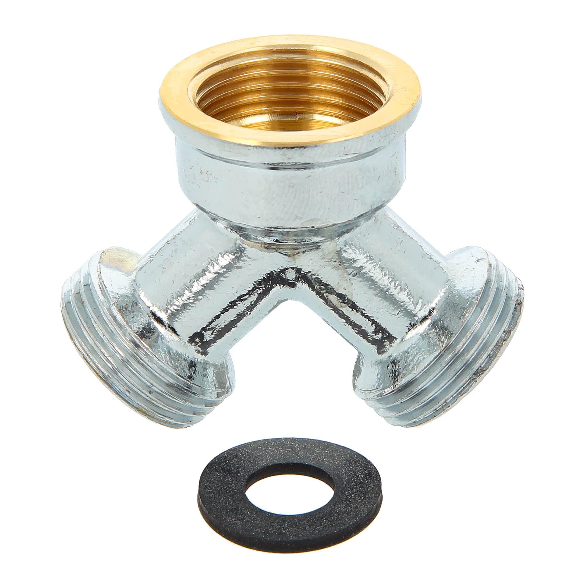 Tecuro 2-Way Splitter Y 3/4 Inch for Connection 2 Devices