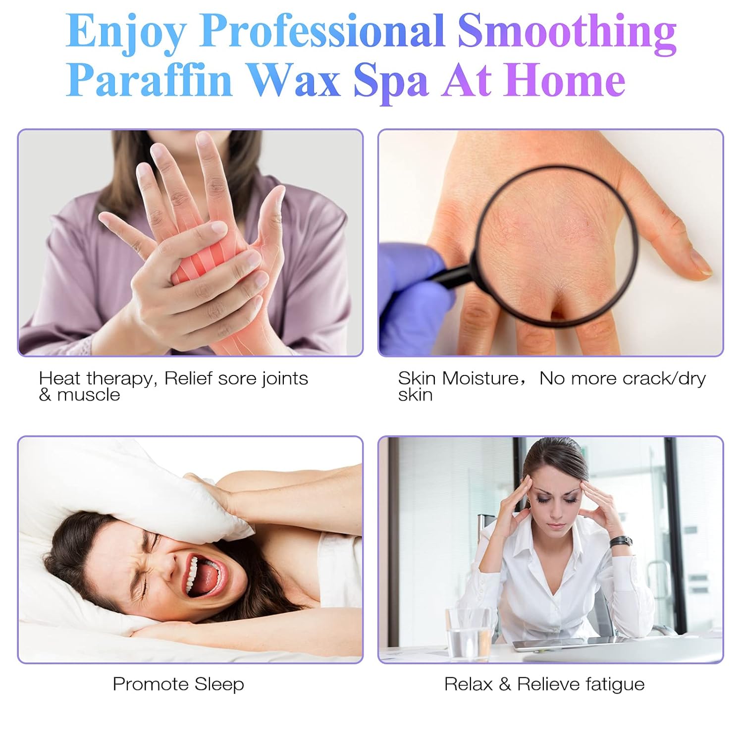 Paraffin Wax Machine for Hand and Feet - Ejiubas Paraffin Bath, Quick Heating, Large Capacity Paraffin Wax Warmer, Paraffin Wax Machine for Smooth and Soften Skin : Beauty