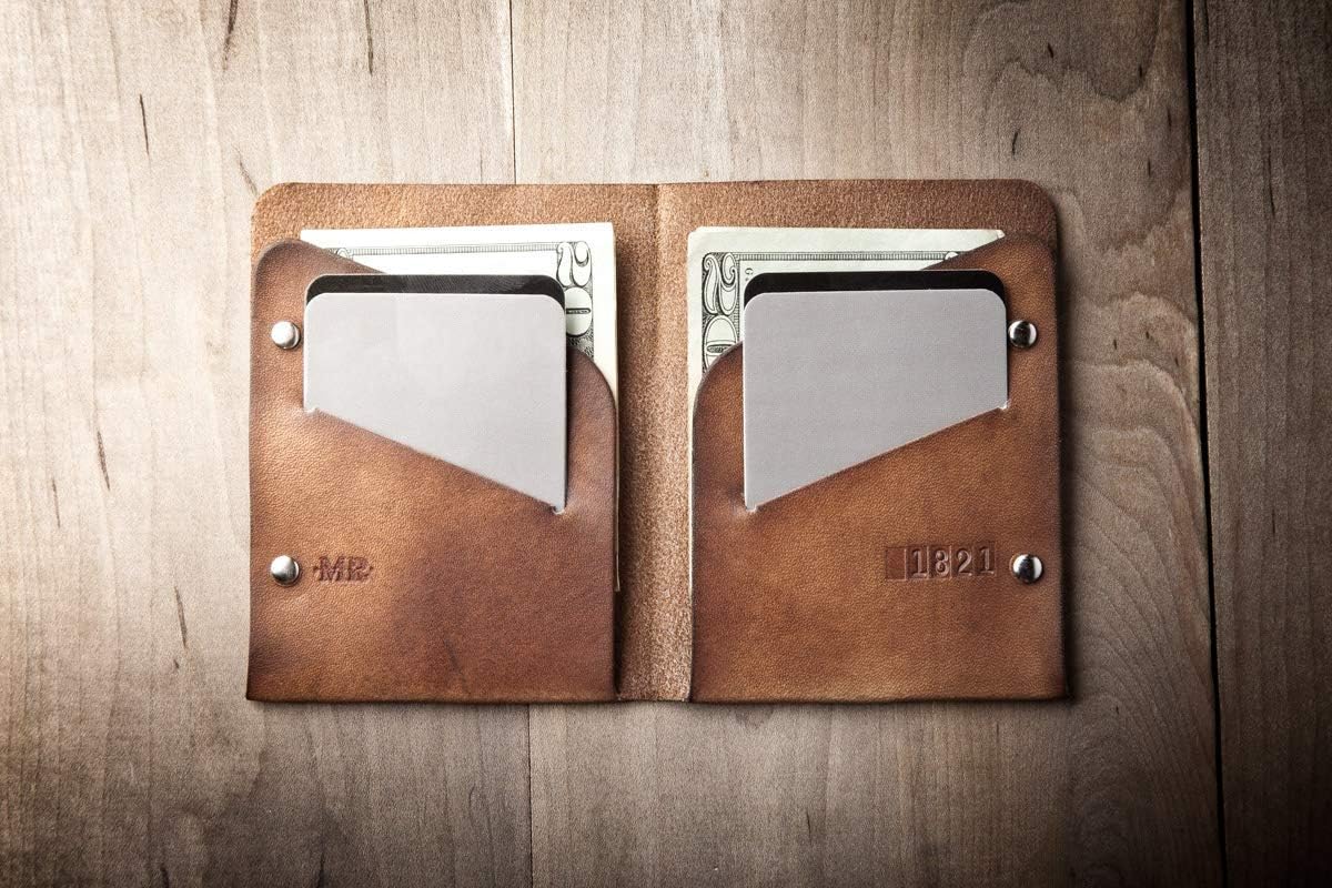 Slim Leather Wallet - Bifold (Made in USA by Mr. Lentz) 005