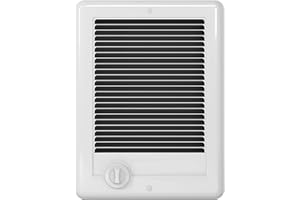 Cadet Com-Pak Electric Wall Heater Complete Unit Without Thermostat (Model: CSC101W, Part: 67549), 3412 BTU, 120 Volt, 1000 Watt, White