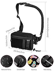 TACTICAL_GEEK Crossbody Shoulder Bag, Nylon