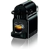 Nespresso Inissia Espresso Machine by De'Longhi,24 oz, Black | Black compact espresso machine with 19 bar pump, 25 second heat-up, auto shut-off and 2 programmable cup sizes.