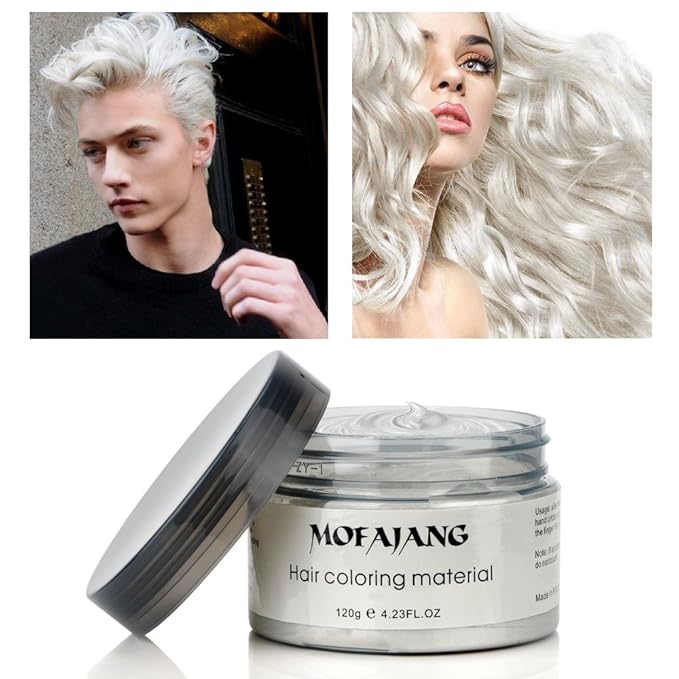 Amazon Com Mofajang Hair Color Wax Temporary Hairstyle Cream 4 23