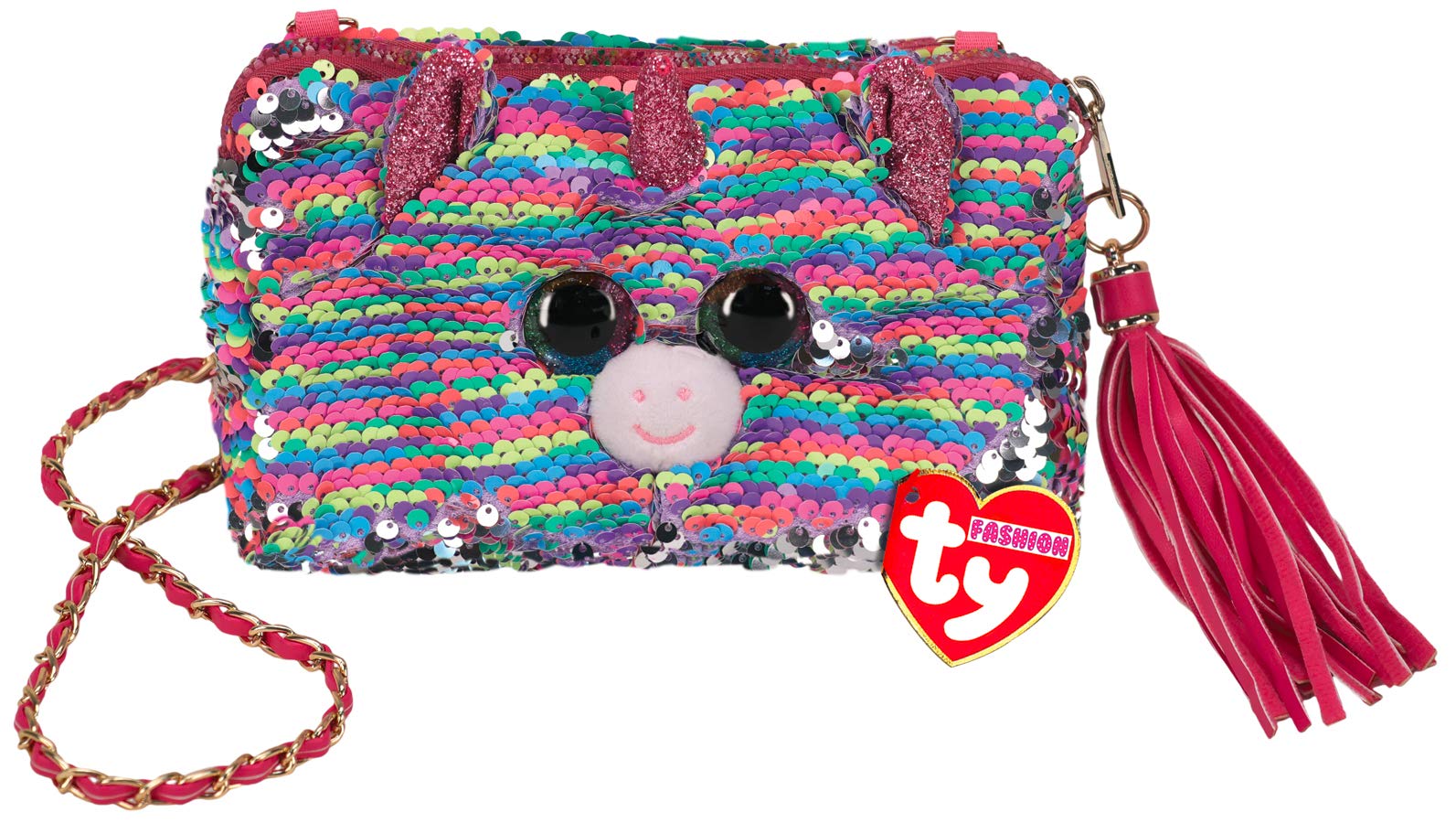 TY Fashion Handbag - Unicorn Elise, Multi, S