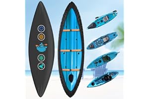 SILIVN Kayak Cover 520D Canoe Canoe Cover for Outdoor Storage Heavy Duty & Waterproof, Fade-Resistant, Fits Canoe, Paddle Board, SUP, and Kayak Boat