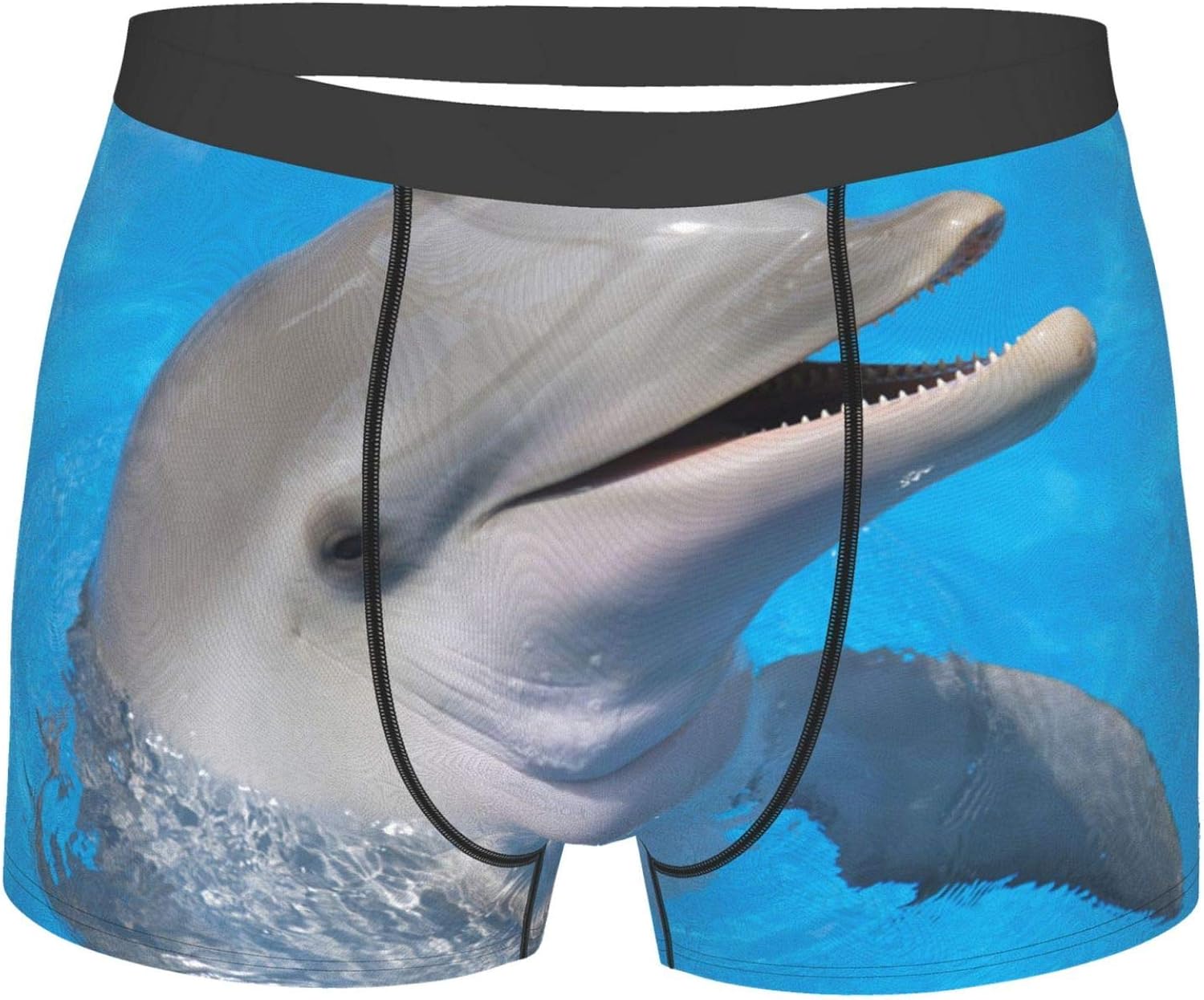 Dolphin Men'S Boxer Briefs, Comfort Strench Waistband Underwear at