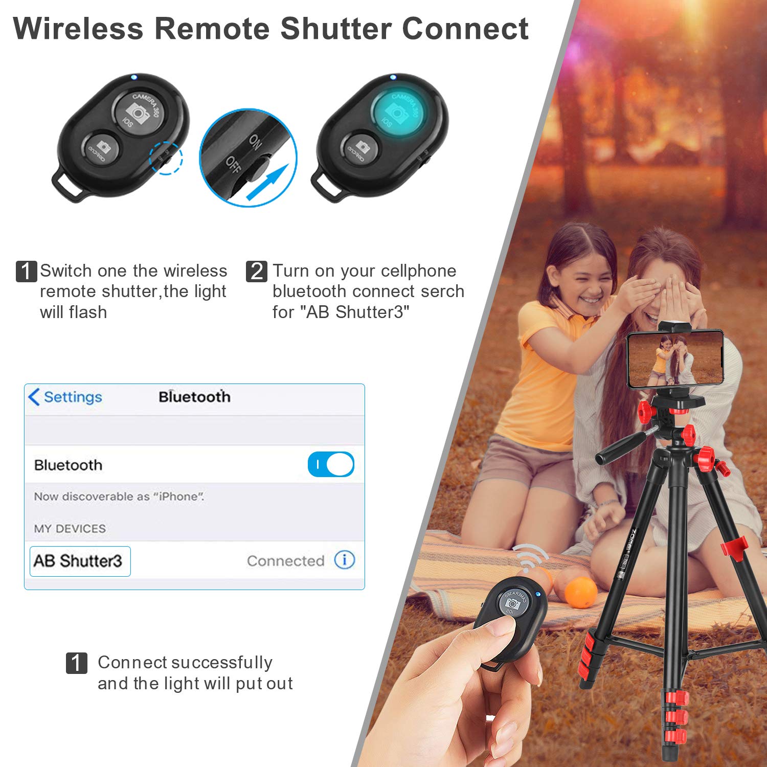 ZoMei Phone Tripod, 52\