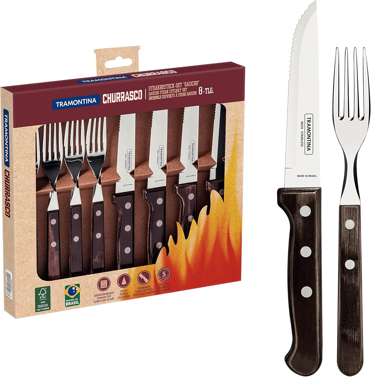 Tramontina Cutlery Set with Ga...