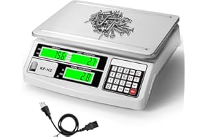 MEIYA Industrial Counting Scale, 30kg/0.5g Digital Coin Scale for Coin, Parts, High Precision Electronic Gram Scale with RS232 Port for Connecting Computer or Printer,kg/g/lb Switching, LCD Display