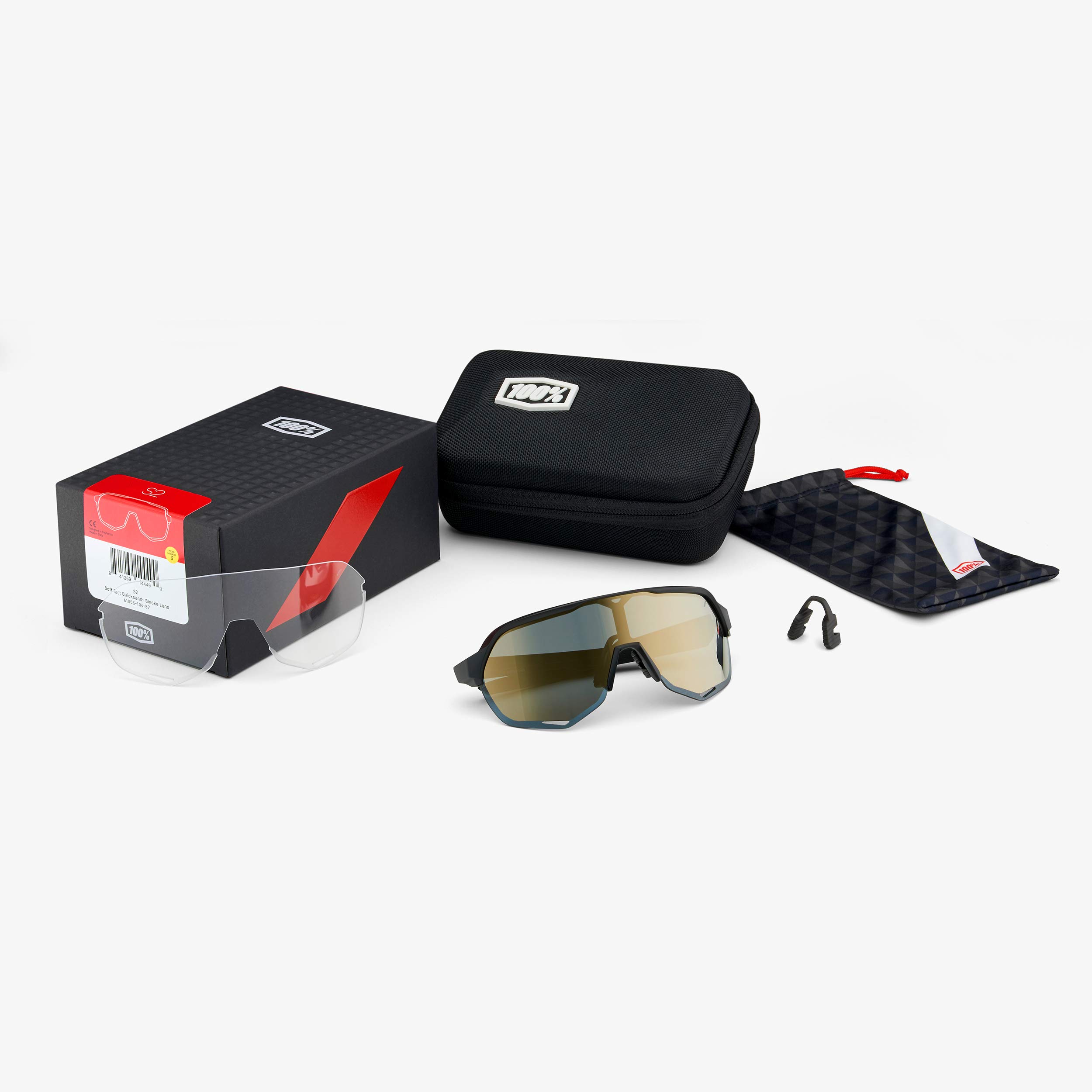 100% S2 ブラック / ソフトゴールドミラー ワンハンドレッド