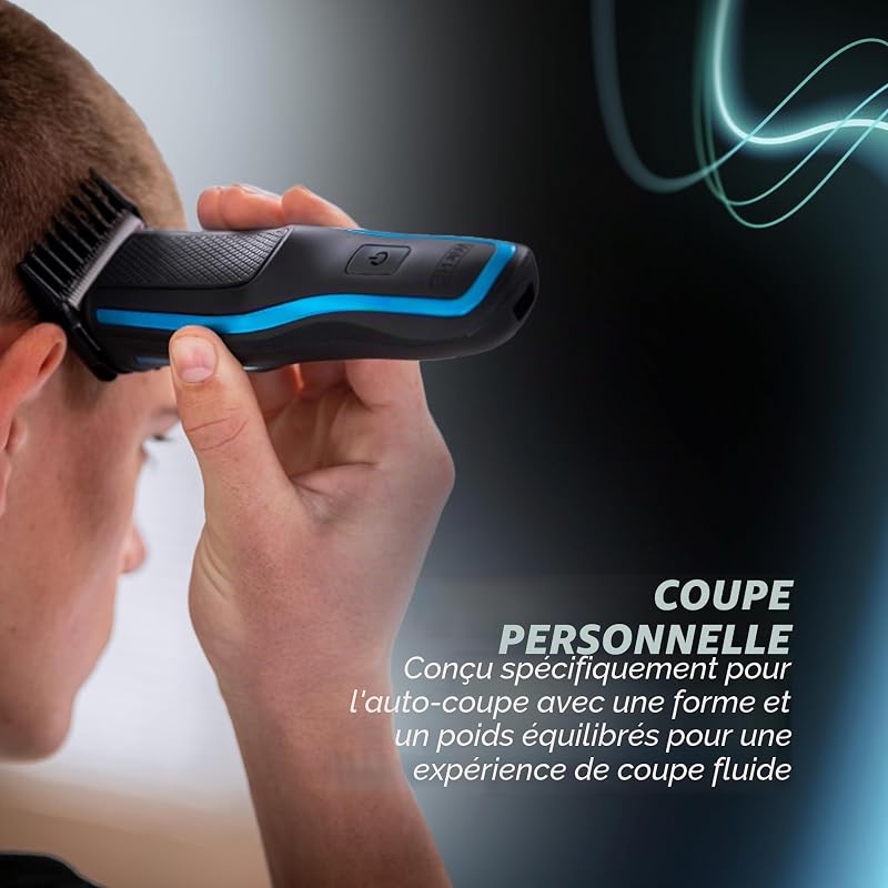 Self Clip 360 Tondeuse à cheveux DIY rechargeable pour homme