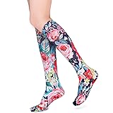 Benefeet Sox Women Girls Funny Novelty Floral Knee
