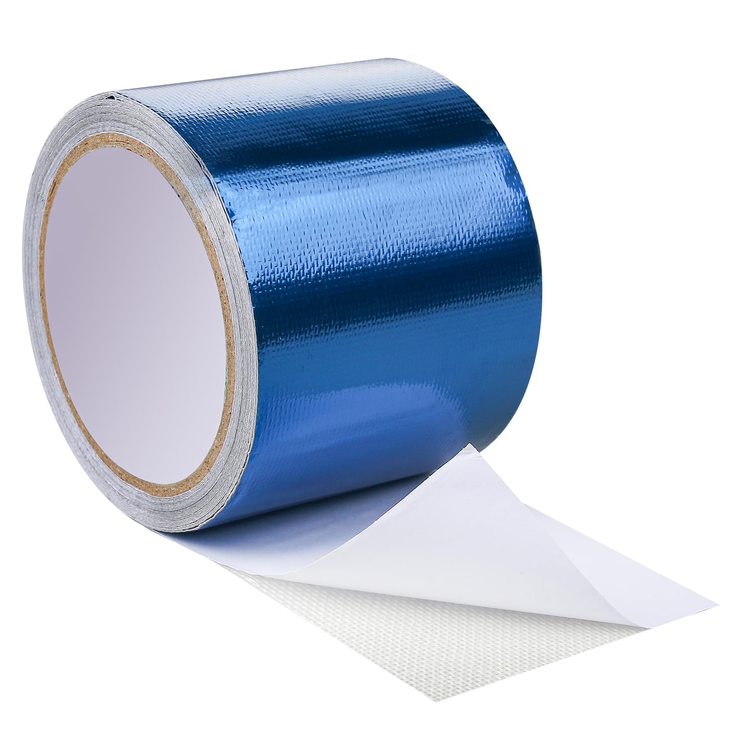 Hosifiy PVC Tarpaulin Tape, 8m x 8cm PVC Tarpaulin Repair Tape for PVC Coated Parasol, Truck Tarpaulin, Nylon, Tent, Awning Fabric Blue