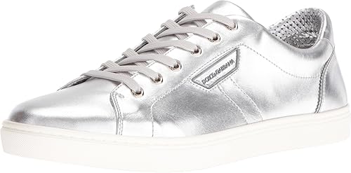 Amazon Dolce Gabbana ドルチェ ガッバーナ メンズロンドンメタリックスニーカー Us サイズ 42 5 Us 9 5 M カラー シルバー Dolce Gabbana ドルチェ ガッバーナ スニーカー