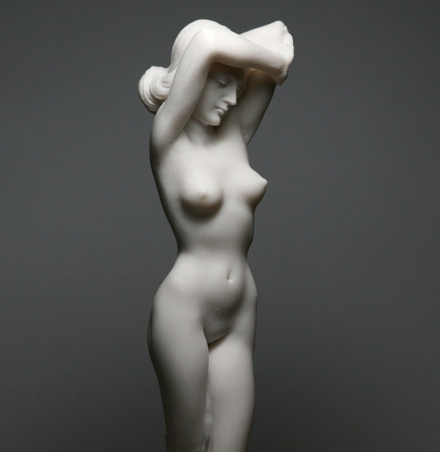 Amazon Com Nude Naked Sexy Female Woman Erotic Art Cast Marble Statue Sculpture 9 45 Inches Home Kitchen