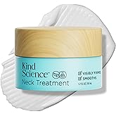 Kind Science Neck Treatment - Neck Cream Visibly Firms, Lifts & Supports Natural Cell Turnover for Anti Aging Firming and Tightening - Paraben, Dye & Fragrance Free, Cruelty Free, 1.7 oz
