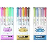 Zebra MILDLINER WKT7-5C (5-Color Set) / WKT7-5C-RC (5-Color Set) /WKT7-5C-NC (5-Color Set)3 pack