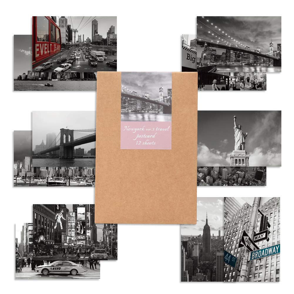 モノライク ニューヨーク 葉書はがき ポストカード セット Newyork postcard set - 12セット,旅行,ニューヨーク の商品画像