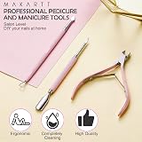 Makartt Cuticle Cutter with Pusher and Nipper 3 Pcs Set Stainless Steel view 9