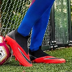 HESBITEUL Youth Soccer Shoes for Boys Girls Youth