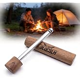 Sapele Wood Fire Piston-Fast Fire Efficiency-Outdoor Emergency Compressed Ignition Fire Starting Tool for Hiking Exploring Campers/Survival/Preppers Scientific Lesson