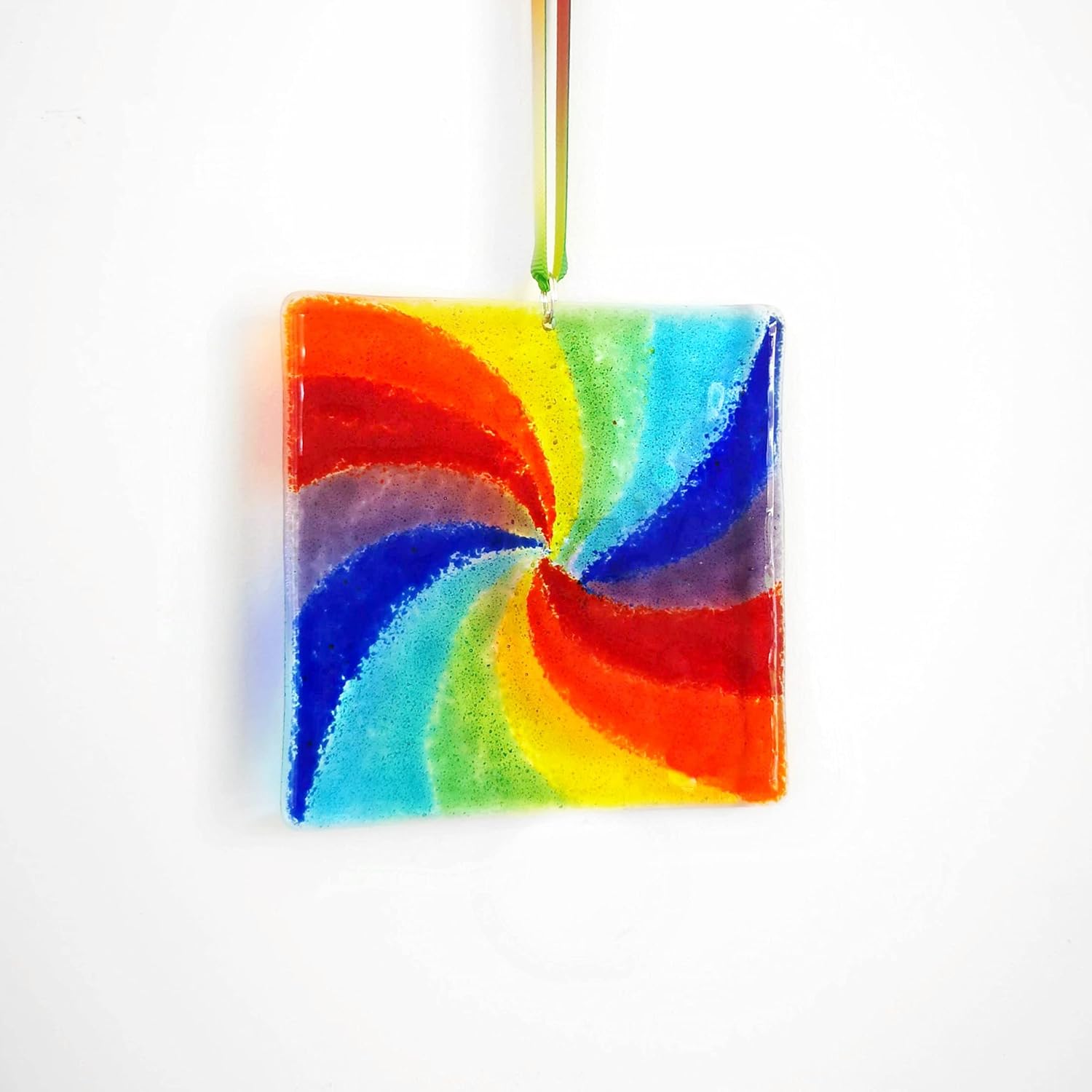 Rainbow Swirl Suncatcher for Garden or Home Amazon.co.uk Handmade