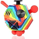 Amazon Com Vcostore 12 Sided Fidget Cube Dodecagon Fidget Toy For Children And Adults Stress And Anxiety Relief Depression Anti For All Ages With Adhd Add Ocd Autism Black Toys Games