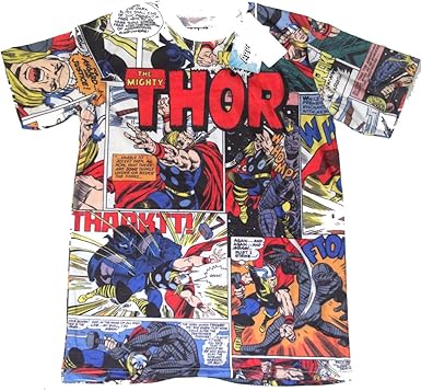 Amazon Com Siam Arporn Marvel X Full Front And Back Printed Thor