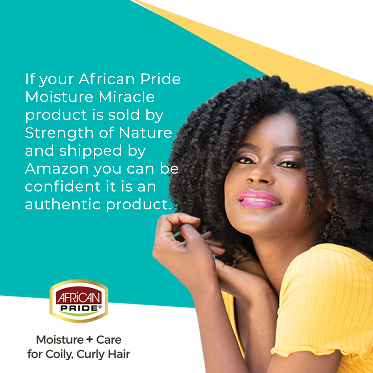 African Pride Moisture Miracle Coconut Oil & Baobab Oil Leave-In Cream - Provides Intense Moisture & Helps Repair Natural Coils & Curls, Hydrates & Strengthens, 15 oz : Beauty