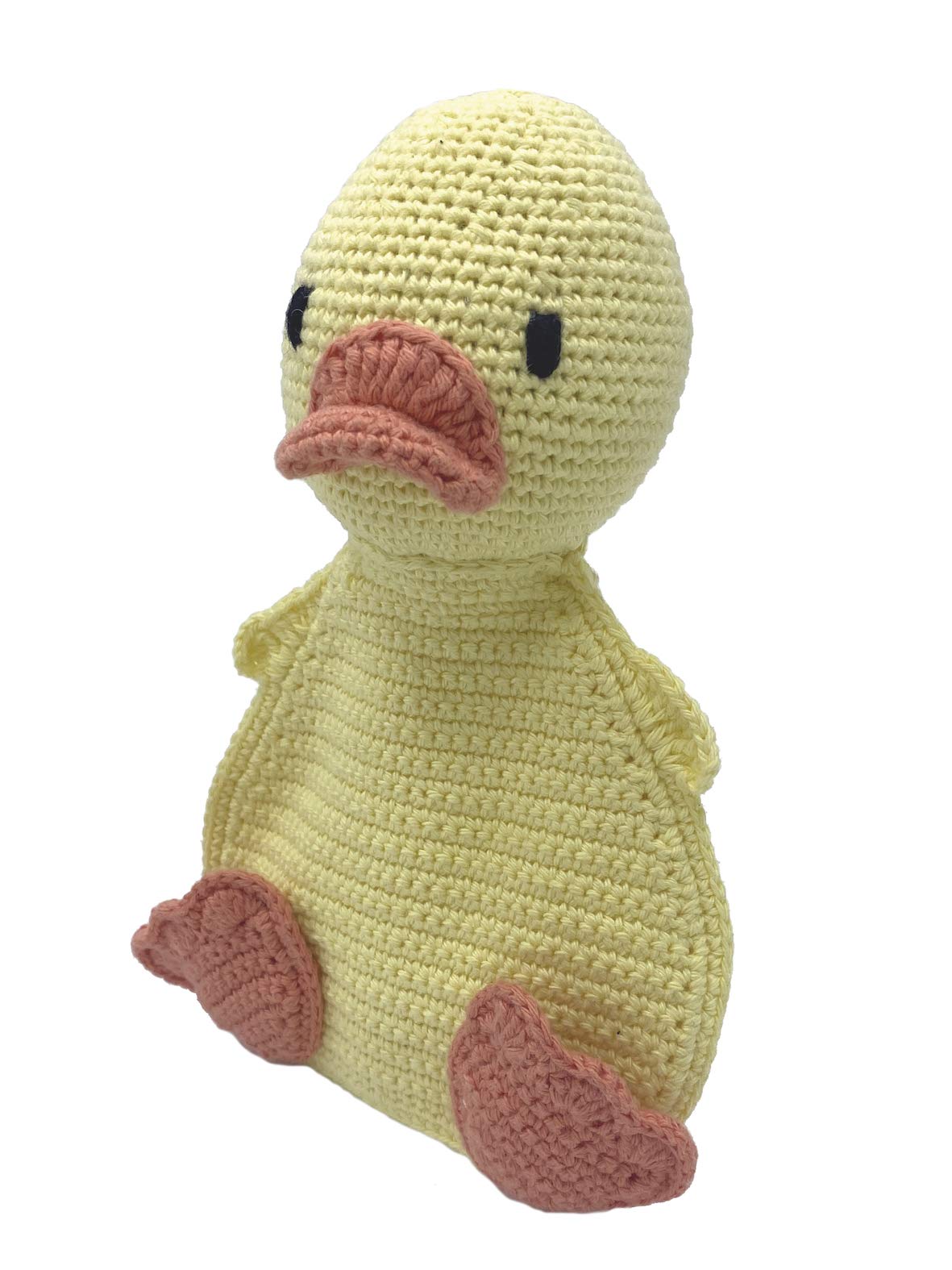 Hardicraft Crochet Package Crochet Set Eco-Friendly to Make Yourself with Instructions and Material for Jenny Duck Made of Eco Cotton