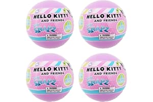BULLS I TYS Bullsitoy Sanrio Hello Kitty and Friends Chibi Snapz 2 Pack Globes - Lot of 4