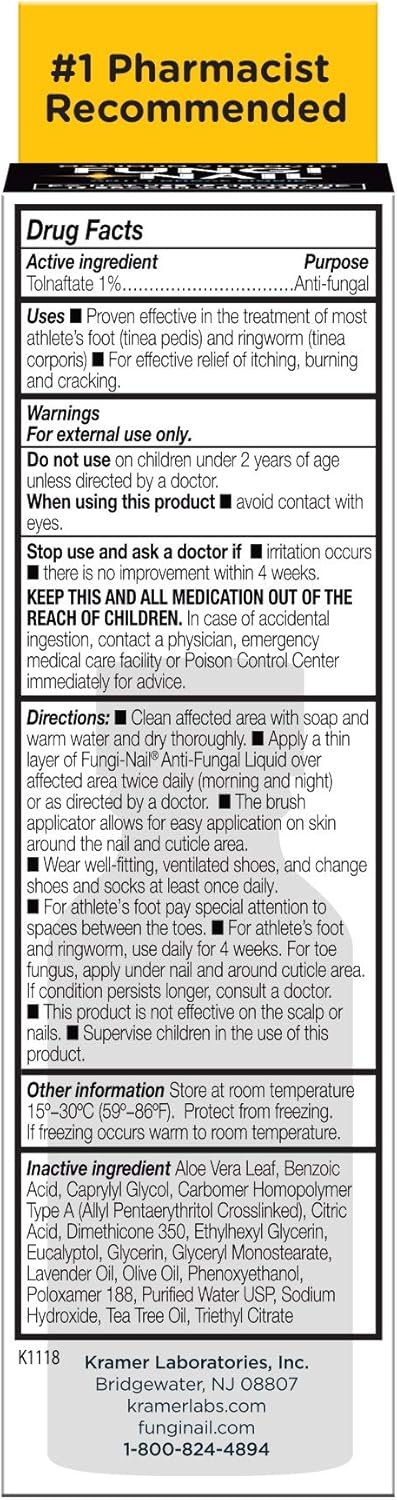 Fungi-Nail, Anti-Fungal Solution, 1 Ounce: Health & Personal Care