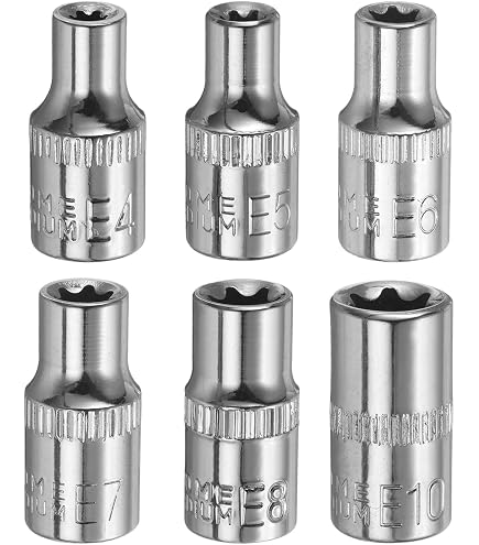 Titan Externes Steckschlüssel-Set – 9-teilig, Mit Adapter Für 1/4" & 3/8" Antrieb