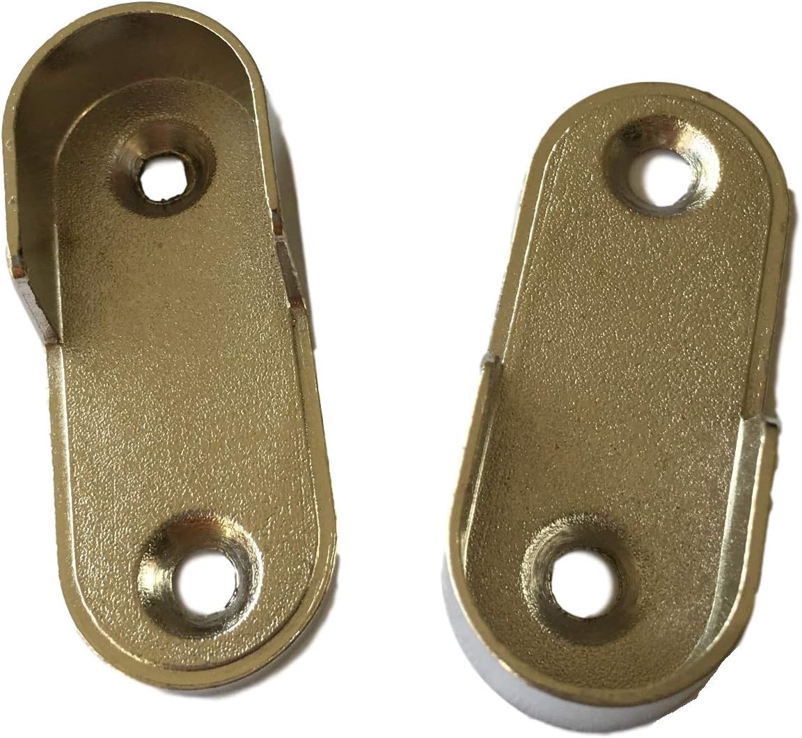 2 Stück Kleiderbügel-Aufhängung Edelstahl - Universell Für Schienen 19-32 Mm