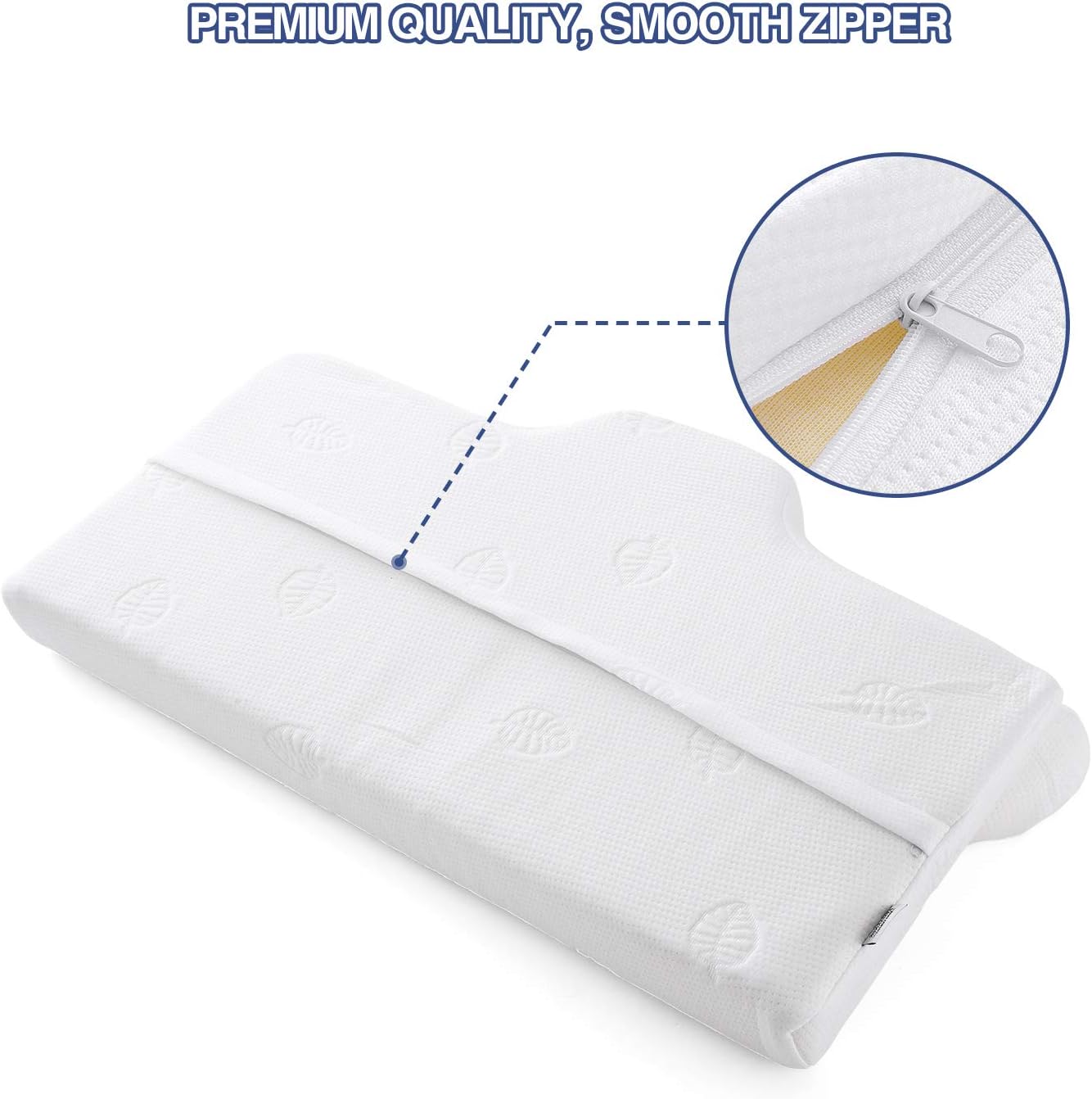 MARNUR Cervical Memory Foam Pillow Contour Pillow Orthopedic Soft Pillows with Neck Shoulder Pain Relief for Side Back Headache Sleeping Support: Health & Personal Care