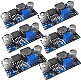 QEBIDUM 6PCS XL6009 Booster Step Up DC to DC Boost Converter Circuit Board, Input 3V-32V to Output 5V-35V 4A 400KHz Voltage R