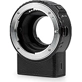 NF-M1 Auto-Focus Metal Lens Adapter Compatible for Nikon F-Mount Lens to M4/3 Camera Iumix/oIympus/bmpcc (MFT-Mount)