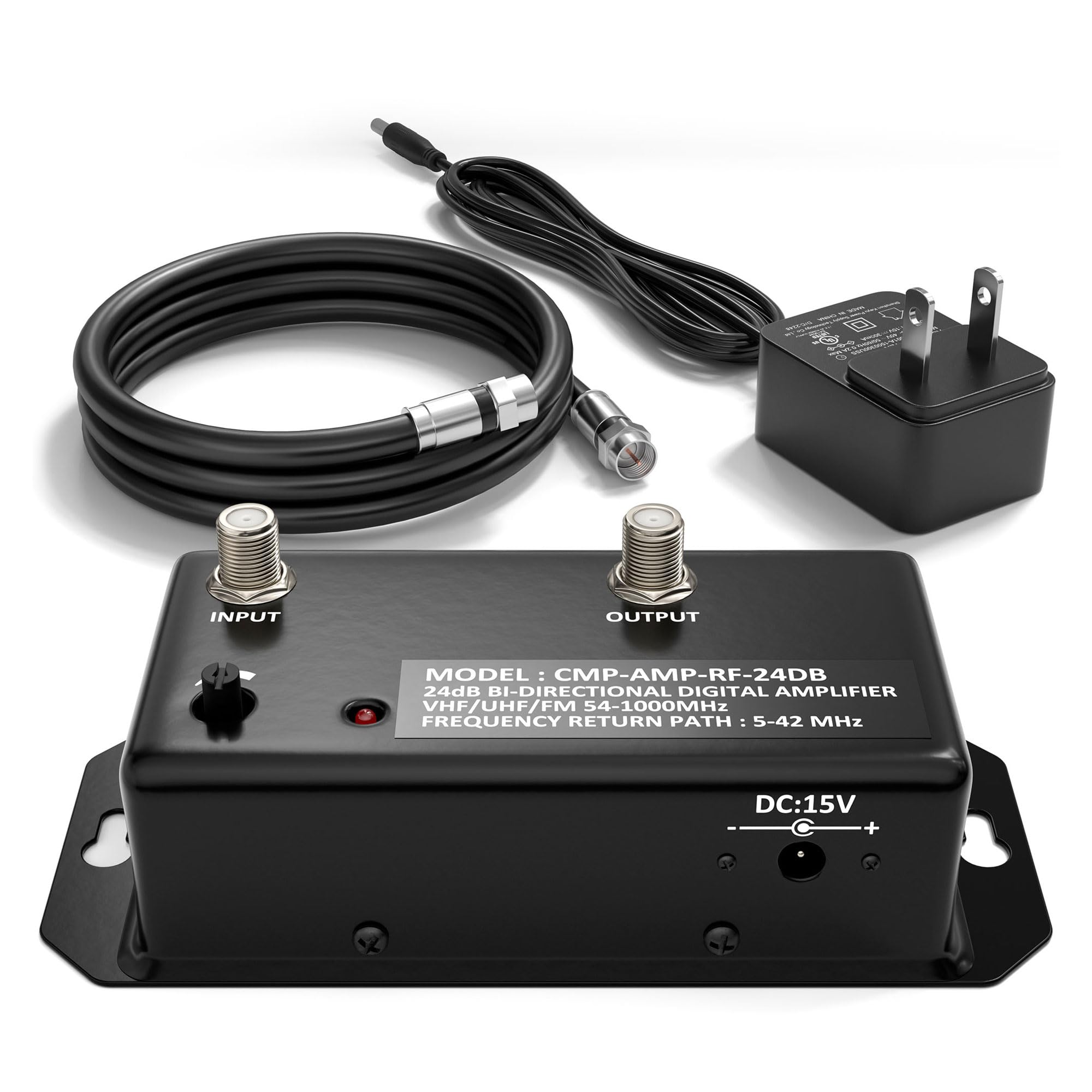 Abaniact　TVブースター Antenna Amplifier Digital TV Signal Booster Adjustable Gain
