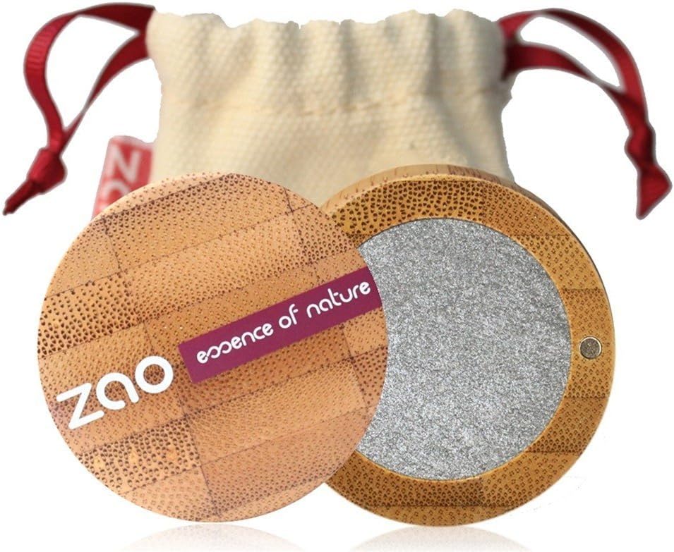 Zao Organic Makeup Pearly Eye Shadow Silver 114 0.11 Oz.