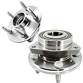 Aspligo 2Pcs 513282 Front or Rear Wheel Bearing Hub Assembly Compatible with Cadillac Cts 2008-2016 2018 2019, for Cadillac Xts 18-19, for Chevy Camaro 2010-2015 Impala 18-20, 5 Lug w/Encoder ABS