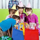 Pengxiaomei 24 Pcs Non-Woven Party Bags with Handles Blank Tote Kids Gifts view 2