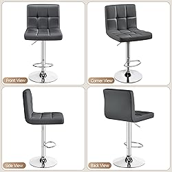 Yaheetech 2 Pack Bar Stools with