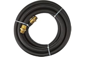 Fill-Rite FRH07514 3/4 Inch x 14 Foot Neoprene Replacement Fuel Transfer Hose with Male Ends Compatible with All Electric Fuel Pumps