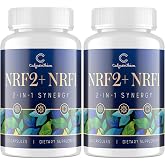 Calyverithion NRF1 &amp; NRF2 Supplement 1500mg | Dual Pathway Antioxidant Formula with CoQ10, Curcumin, Trans-Resveratrol &amp; Ashwagandha | Cellular Energy &amp; Wellness Aging | 120 Capsules