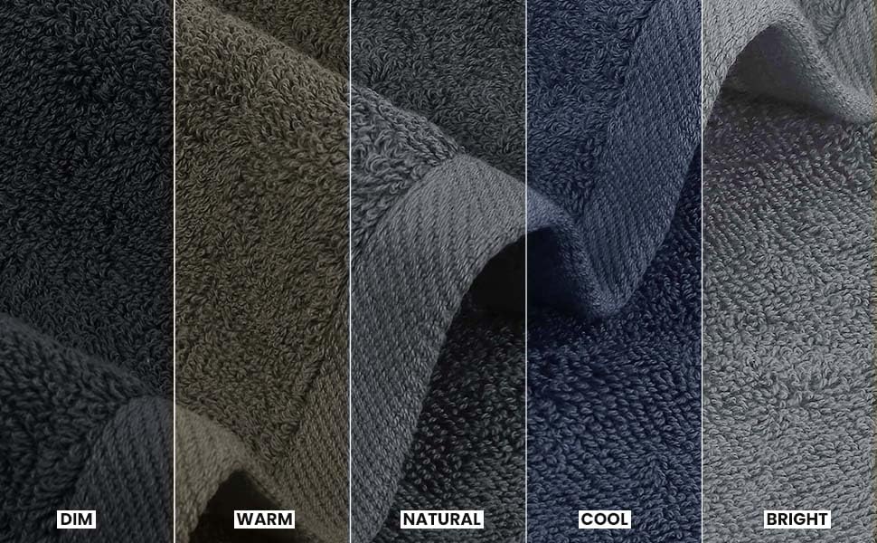 Utopia Towels - 4er-Pack Badetücher Set Premium 100% ringgesponnene Baumwolle 69 x 137 cm Handtücher, sehr saugfähig, weiches Gefühl Duschtücher (Grau) 5