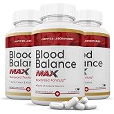 Justified Laboratories Blood Balance Max - 60 Capsules, Pack of 3 - Advanced Circulatory Support Formula with a Blend of Herbs &amp; Vitamins - 90 Servings