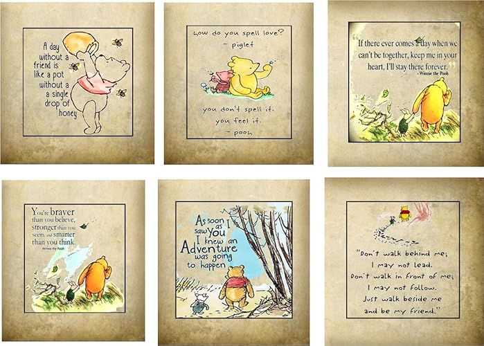 Amazon Com Winnie The Pooh Party Favor 6 Tea Bag Envelopes With Amazon Com Winnie The Pooh Party Favor 6 Tea Bag Envelopes With